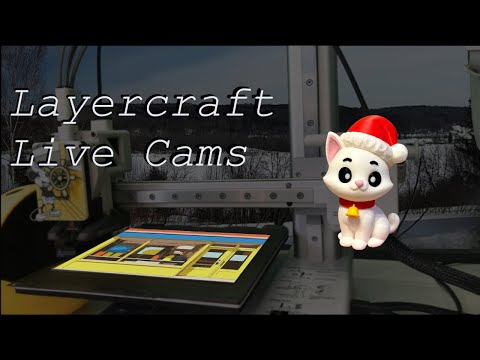 Live 3D Printing! Merry Christmas and Happy Holidays! 🎅🎄
