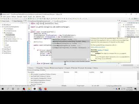 Cross browser testing using Selenium and TestNG