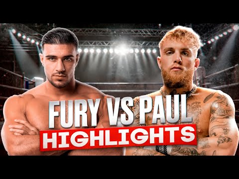 Boxing Showdown! Jake Paul (USA) vs Tommy Fury (UK) | Fight Highlights