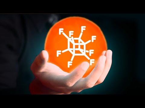 The First Real Life Pictures EVER of Perfluorocubane