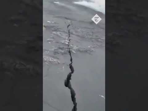 Aerial footage shows Kilauea eruption in Hawaii