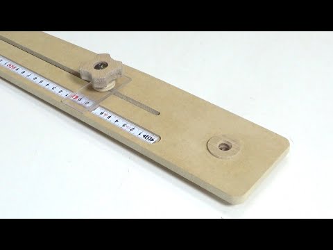 【DIY】Make an Adjustable  circle cutting jig for Trimmer