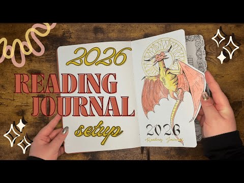 READING JOURNAL WITH ME | 2026 reading journal setup 🗡️