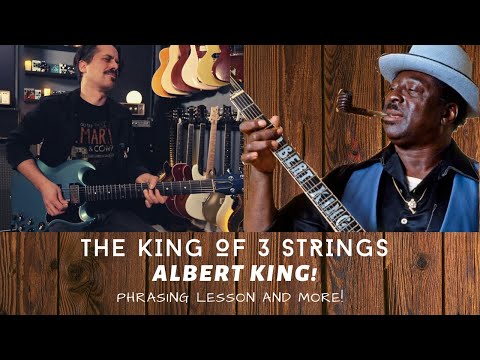 BLUES bending and phrasing in the style of ALBERT KING - Albert King Style Blues Licks