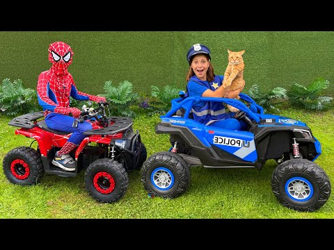 Superheroes and Police adventures  with Sofia and friends