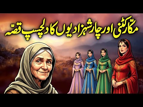 Makkar Kutni Aur Chaar Shahzadiyon Ka Ajeeb Qissa | Urdu Moral Story