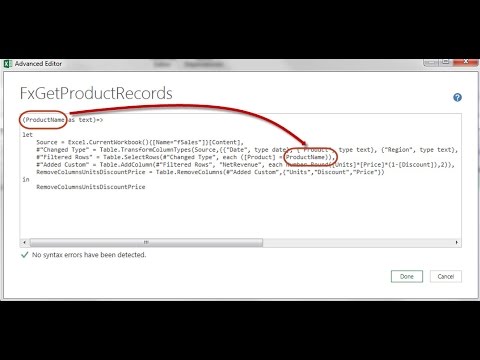 Excel Magic Trick 1347: Power Query Function: Split Master Table into Sub Tables for Each Product