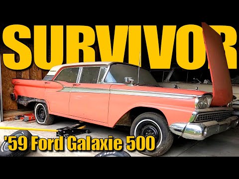 On The Road After 44 Years! 1959 Galaxie 500 SURVIVOR
