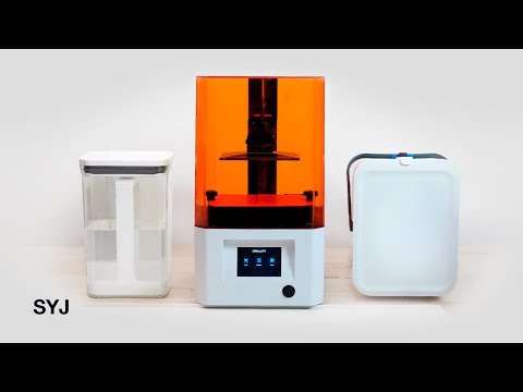 My FIRST Resin Printer LD-002R - DIY Wash and Cure Station