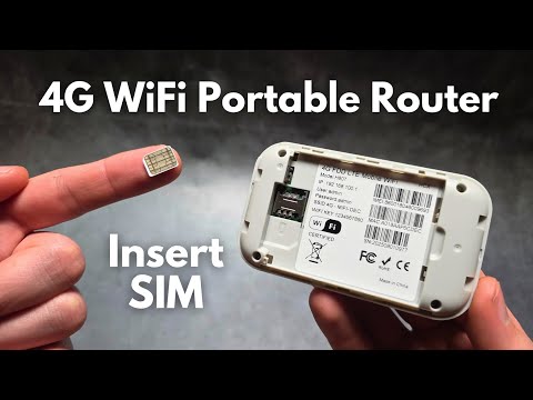 How to Insert SIM Card in 4G Portable MiFi WiFi Router Hotspot MF5577 H807 MF935 MF800 M30S