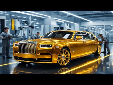 Inside the Factory: CNC Machining a Solid Gold Rolls-Royce Phantom & Spirit of Ecstasy
