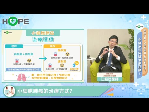 肺癌惡霸小細胞肺癌 發現即轉移？免疫療法突破治療瓶頸！Feat. 江起陸醫師