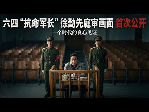 六四“抗命军长”徐勤先庭审视频首次公开：一个时代的良心见证｜历史影像19900317