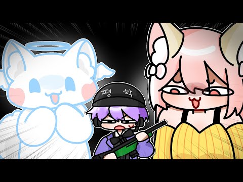 모찌엘과 모양몬의 라이벌 2 vs 1 복수극?? 과연 결말은?