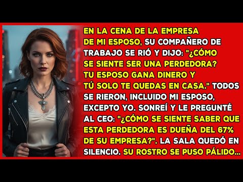 En la cena del Director Ejecutivo de mi esposo, me llamaron una don nadie, y luego les mostré...