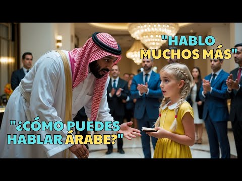 El millonario árabe furioso iba a irse, hasta que la hija del conserje habló árabe fluido.