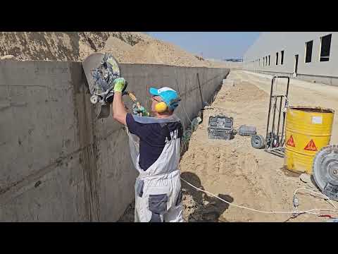 Алмазная резка железобетона толщиной до 50 см