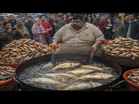 Pakistan Biggest Fish Street Food | Fish Making Karachi Street Food Pakistan | Street Food Videos