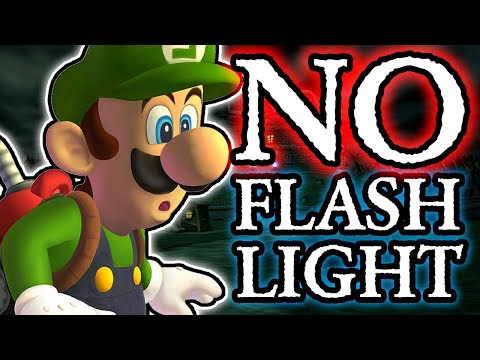 Is It Possible to Beat Luigi's Mansion Without The Flashlight? (spooky)