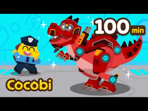 Super T-rex is Here! Tyrannosaurs Song Compilation for Kids | Cocobi