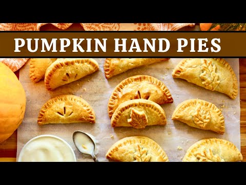 PUMPKIN HAND PIES | Easy Hand-Held Pumpkin Pies Tutorial 🥧