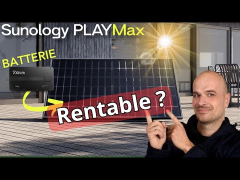 Ce panneau SOLAIRE Plug&Play avec batterie est-il RENTABLE ?  (Sunology play max)