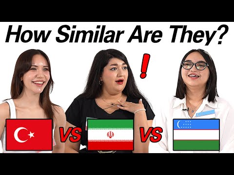 Persian(Farsi) VS Turkish VS Uzebek l Can They Understand Each Other?