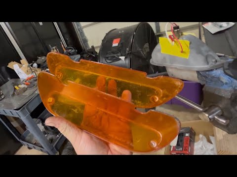 Reworking the front marker/blinker housings for the 1972 AMC Javelin