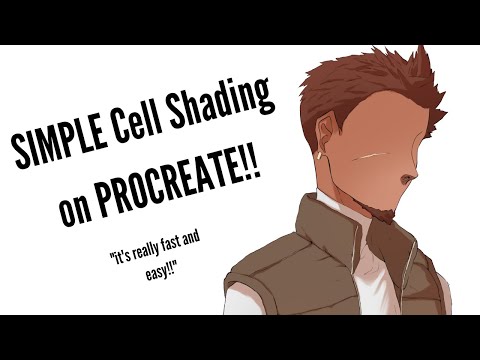 SIMPLE and EASY Cell Shading tutorial! (PROCREATE)