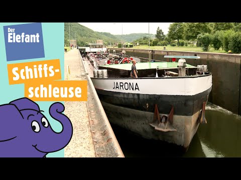 Wie kommt ein Schiff durch eine Schleuse? | Der Elefant | WDR