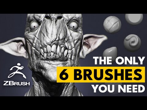 The Only 6 Brushes You Ever Need in ZBrush