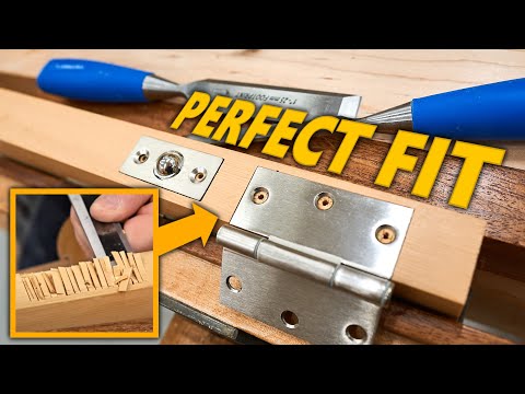 How To Mortise Hinges By Hand for a Perfect Fit