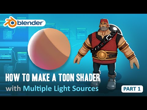 Toon Shader Tutorial - Part 1 - How to Have Multiple Light Sources (Blender 2.8/EEVEE)