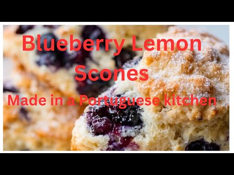 Blueberry lemon scones