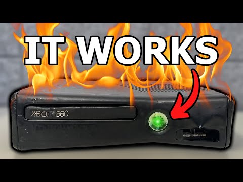 This Xbox 360 was LITERALLY ON FIRE... (NOT CLICKBAIT)