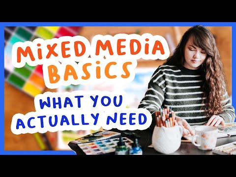 My ultimate guide to mixed media art supplies! 🎨✏️