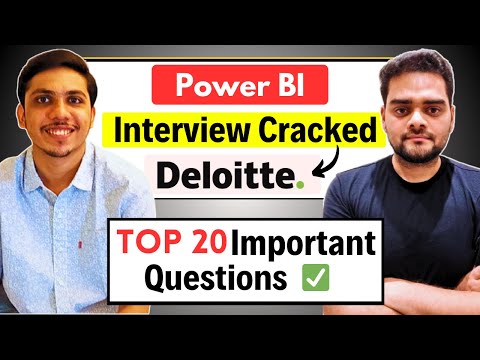 TOP 20 Power BI/SQL Interview Questions | He cracked Deloitte😲 | Big 4