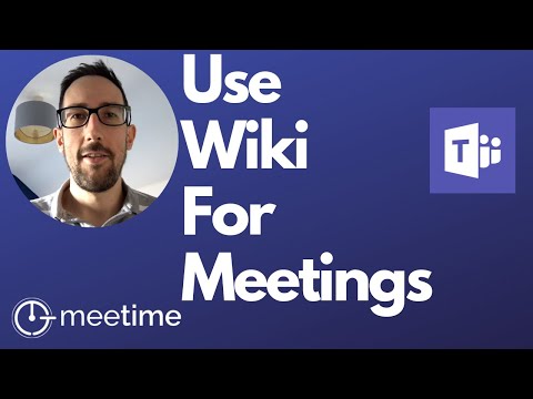 Microsoft Teams Tutorial 2019 - How To Use Wiki For Meetings