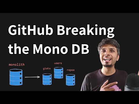 How GitHub Sharded Their Databases Without Downtime and Broke Their Monolith