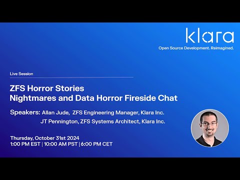 OpenZFS Horror Stories - Nightmares and Data Horror Fireside Chat
