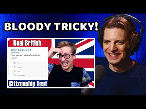 American Reacts to British Citizenship Test!