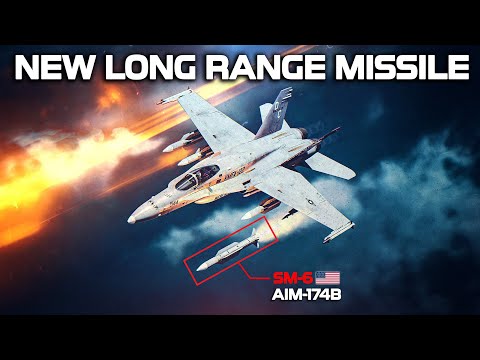 AIM-174B United States New Longest-Range Air To Air Missile | F-18C Hornet Vs Su-27 + Su-57 | DCS |