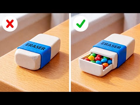 🍬 HIDE YOUR SNACKS & TREASURES 🤫 Random Hacks You Didn’t Know You Needed!