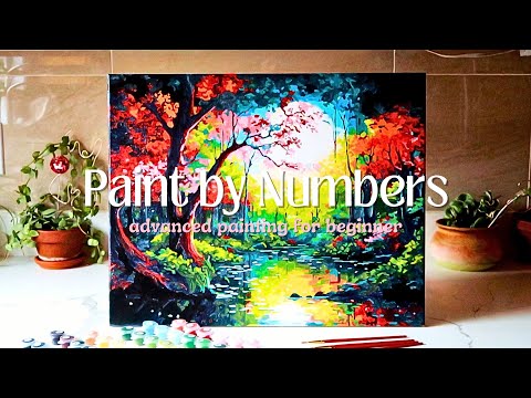 Paint Vibe: Paint by Numbers Review + Relaxing Painting Time Lapse