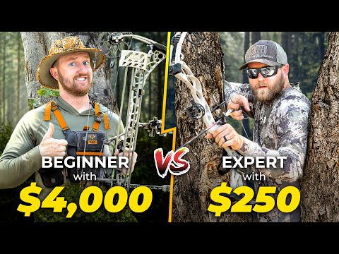 2 Beginners VS 1 Expert Archery Hunting Challenge!