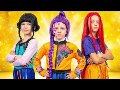 Good Team vs Dark Team!💜🖤 KPop Dance Battle