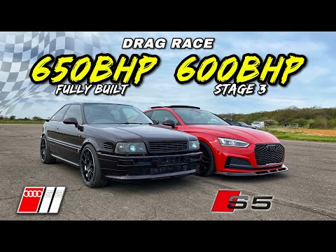 QUATTRO KILLERS.. 650HP AUDI S2 v 600HP AUDI S5 *MASSIVE TWIST*