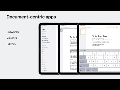 WWDC23: Build better document-based apps | Apple