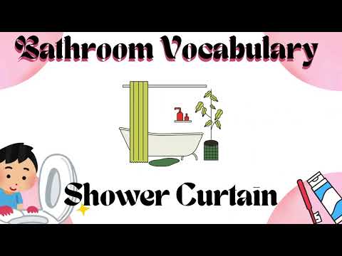 Bathroom Vocabulary for English Learners Basic Bathroom English Words