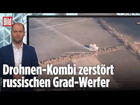 Russen nutzen Brandmunition gegen Ukraine-Stellung | BILD-Lagezentrum